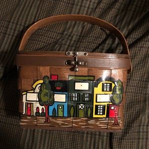 Vintage Caro-Nan basket purse.